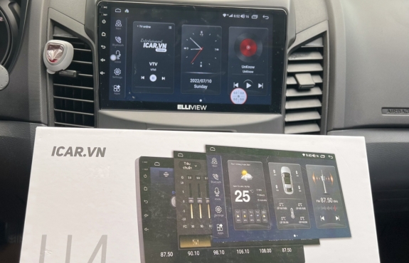 LẮP MÀN ANDROID ELLIVEW U4 CHO FORD RANGER XLS