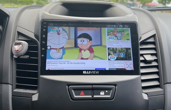 LẮP MÀN ANDROID ELLIVEW U4 CHO FORD RANGER XLS