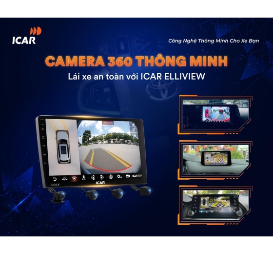 MÀN HÌNH ICAR ELLIVEW SE - CAM 360 ĐỘ CÔNG NGHỆ MỚI