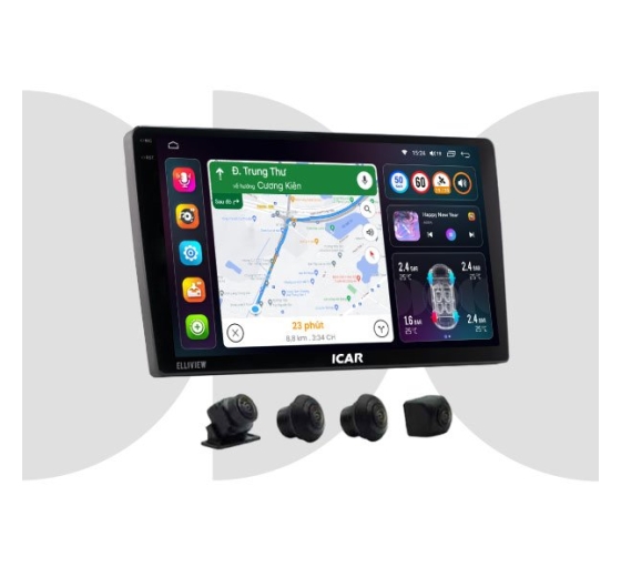 Màn hình Android liền cam 360 Elliview S5 Deluxe