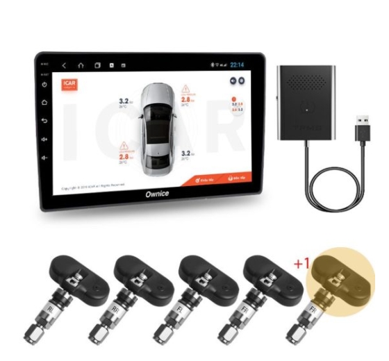 Cảm Biến Áp Suất Lốp Android 5 Van – Ellisafe ADI5 Kết Nối USB
