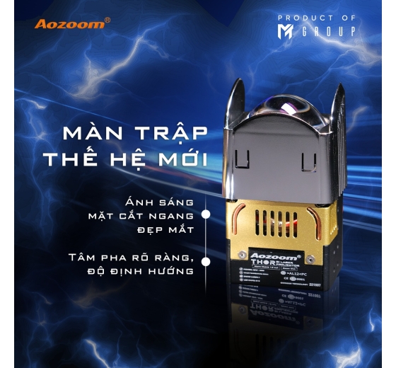 ĐÈN LASER THOR LIGHT 1.8 INCH - ÁNH SÁNG TIA CHỚP XUYÊN PHÁ