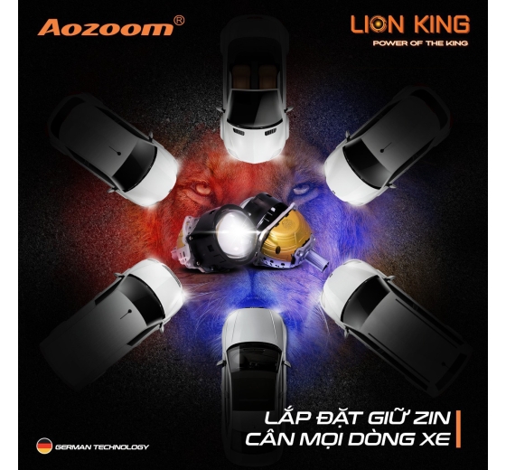 LION KING - SỨC MẠNH CỦA VUA LED DÒNG CHÂN XOÁY ĐỈNH CAO