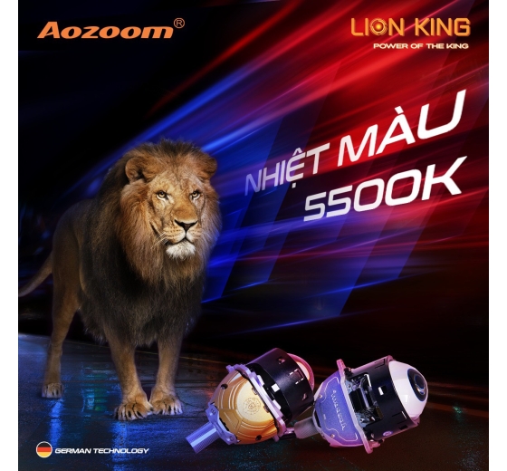 LION KING - SỨC MẠNH CỦA VUA LED DÒNG CHÂN XOÁY ĐỈNH CAO