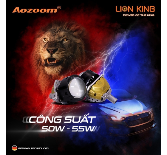 LION KING - SỨC MẠNH CỦA VUA LED DÒNG CHÂN XOÁY ĐỈNH CAO