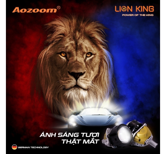 LION KING - SỨC MẠNH CỦA VUA LED DÒNG CHÂN XOÁY ĐỈNH CAO